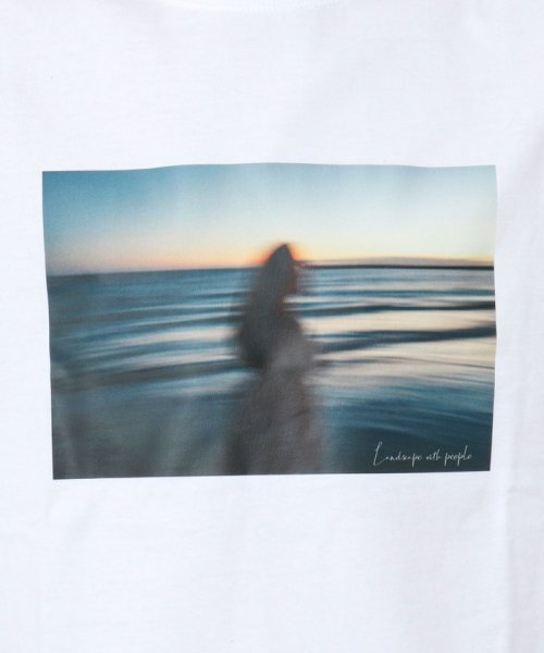 NOLLEY’S goodman(ノーリーズグッドマン)/Landscape with people T－shirts フォトプリントTシャツ/img26