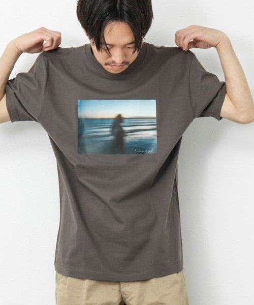 NOLLEY’S goodman(ノーリーズグッドマン)/Landscape with people T－shirts フォトプリントTシャツ/img44