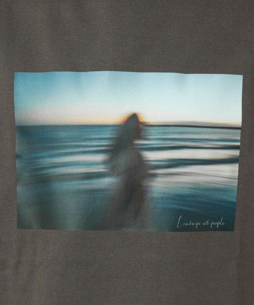NOLLEY’S goodman(ノーリーズグッドマン)/Landscape with people T－shirts フォトプリントTシャツ/img51
