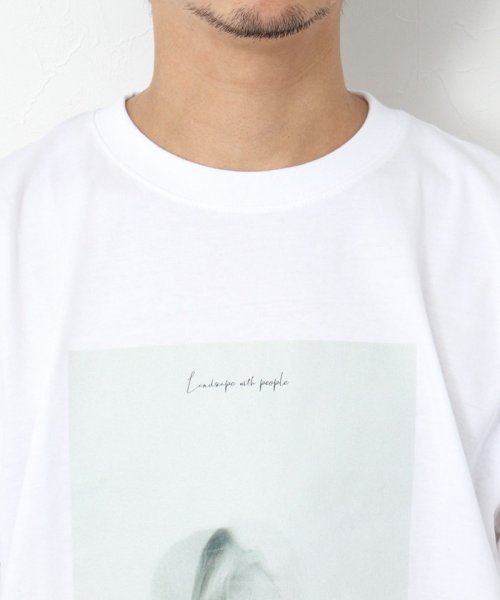 NOLLEY’S goodman(ノーリーズグッドマン)/Landscape with people T－shirts フォトプリントTシャツ/img56