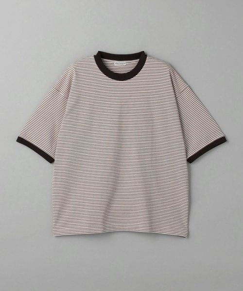 BEAUTY&YOUTH UNITED ARROWS(ビューティーアンドユース　ユナイテッドアローズ)/ミジンボーダー リンガー Tシャツ/img10