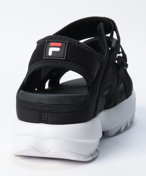 FILA（Shoes）(フィラ（シューズ）)/DISRUPTOR SD PUFFY / ディスラプター SD パフィー  厚底ストラップサンダル  / ブラック/img02