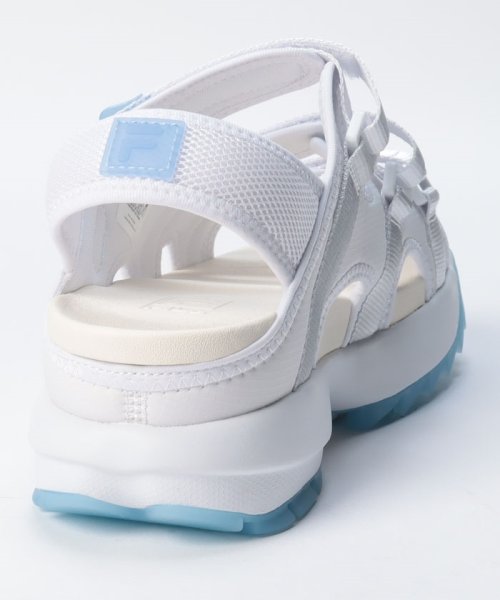 FILA（Shoes）(フィラ（シューズ）)/DISRUPTOR SD PUFFY / ディスラプター SD パフィー  厚底ストラップサンダル  / ホワイト/img02
