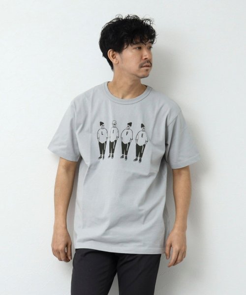 NOLLEY’S goodman(ノーリーズグッドマン)/【BARNS OUTFITTERS】別注タフネックTシャツ LIFE/img31