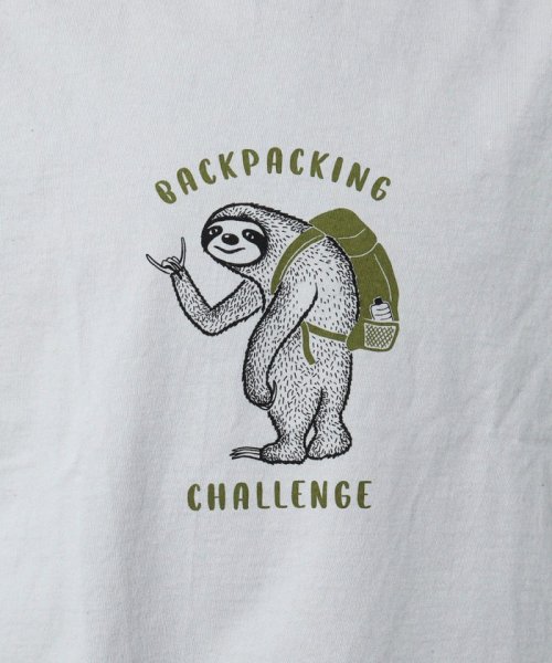 NOLLEY’S goodman(ノーリーズグッドマン)/BACKPACKING CHALLENGE フロントプリントTシャツ/img42
