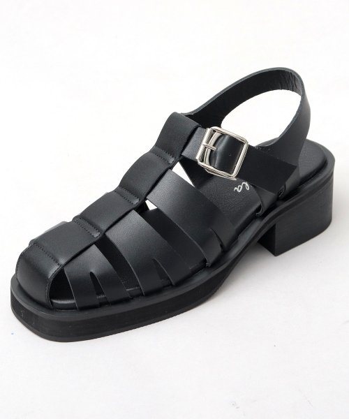 glabella(グラベラ)/glabella グラベラ サンダル メンズ 靴 カメサンダル グルカサンダル 黒 ブラック/img05