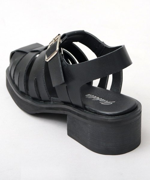 glabella(グラベラ)/glabella グラベラ サンダル メンズ 靴 カメサンダル グルカサンダル 黒 ブラック/img07