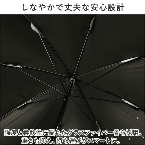 BACKYARD FAMILY(バックヤードファミリー)/ブラックコーティング 晴雨兼用 50cm テキスタイル 長傘/img07