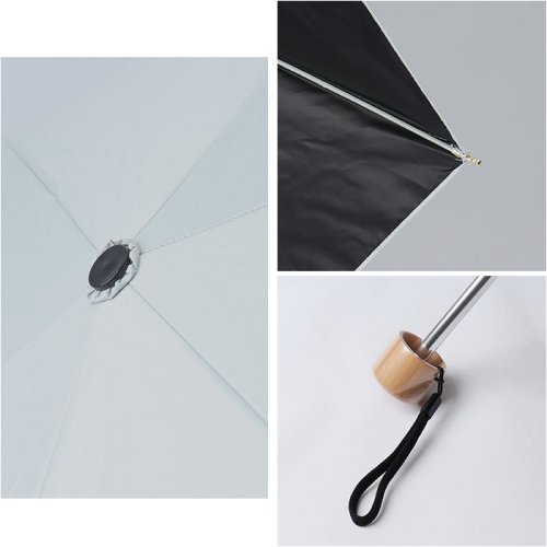 BACKYARD FAMILY(バックヤードファミリー)/ブラックコーティング 晴雨兼用 50cm テキスタイル 折りたたみ傘/img12