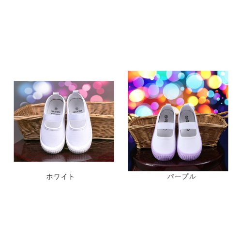 BACKYARD FAMILY(バックヤードファミリー)/キッズ 上履き 室内シューズ 無地 幅広 gshoes6016/img17