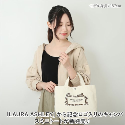 BACKYARD FAMILY(バックヤードファミリー)/LAURA ASHLEY キャンバスロゴミニトートバッグ/img02