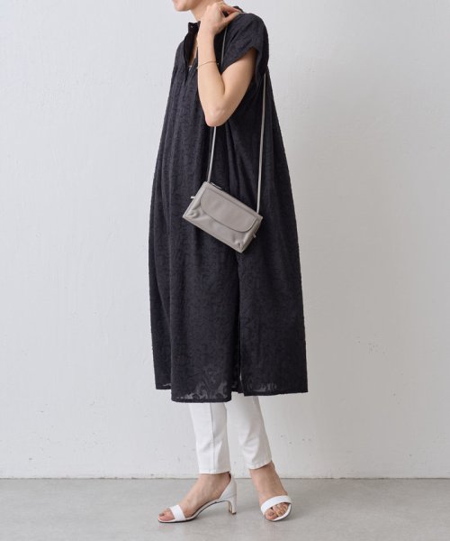 コットンジャガードワンピース 