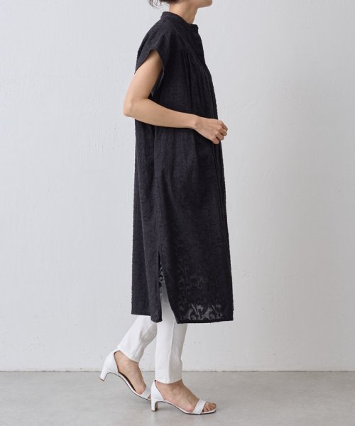 コットンジャガードワンピース 
