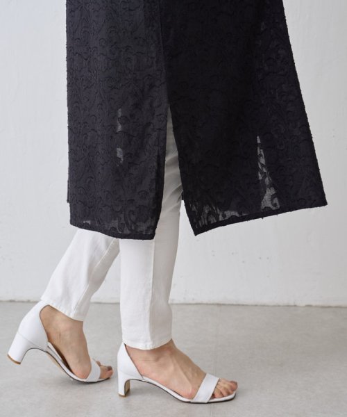 コットンジャガードワンピース 