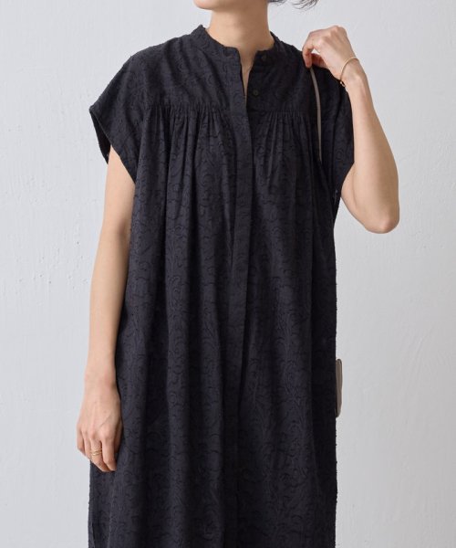 コットンジャガードワンピース 