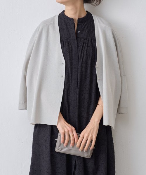 コットンジャガードワンピース 