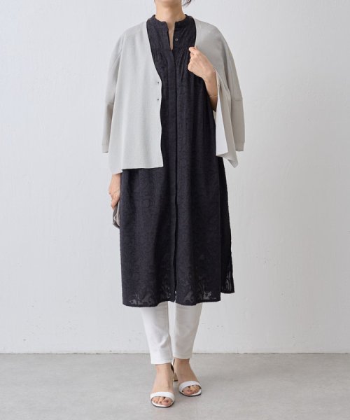 コットンジャガードワンピース 