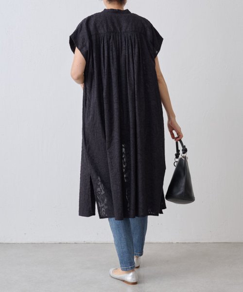 コットンジャガードワンピース 