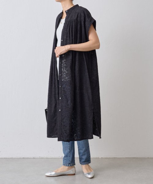 コットンジャガードワンピース 