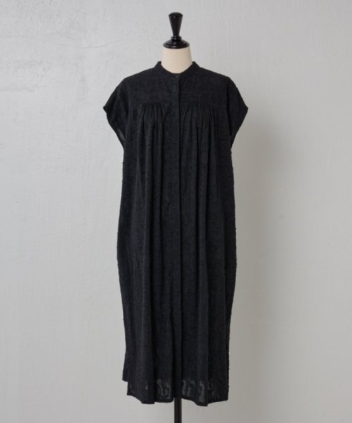 コットンジャガードワンピース 