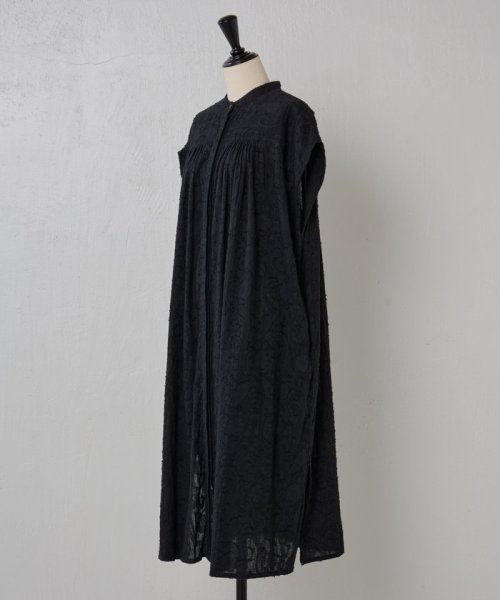 コットンジャガードワンピース 
