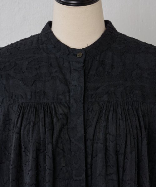 コットンジャガードワンピース 