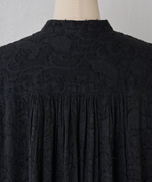 コットンジャガードワンピース 