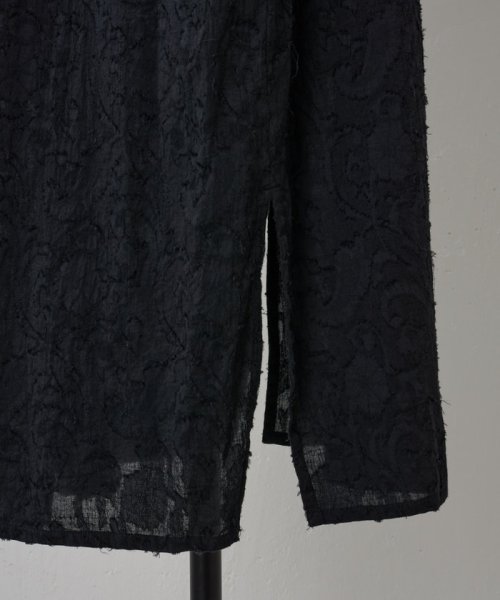 コットンジャガードワンピース 