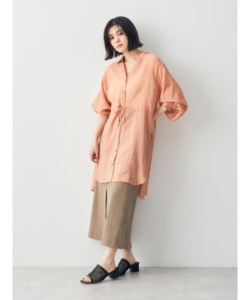 シアー2way袖バルーンチュニック