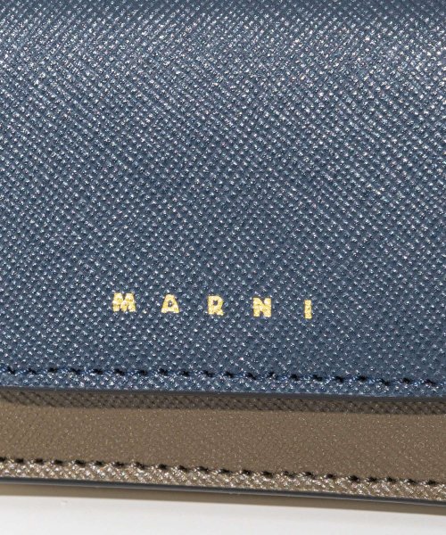 MARNI(マルニ)/マルニ MARNI PFMOW02U23 LV520 三つ折り財布 TRIFOLD レディース 財布 折財布 ミニ財布 サフィアーノカーフスキン レザー 本革 /img08