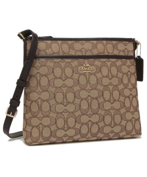 COACH(コーチ)/コーチ アウトレット ショルダーバッグ シグネチャー ベージュ ブラウン レディース COACH CG978 IMC7C/img01