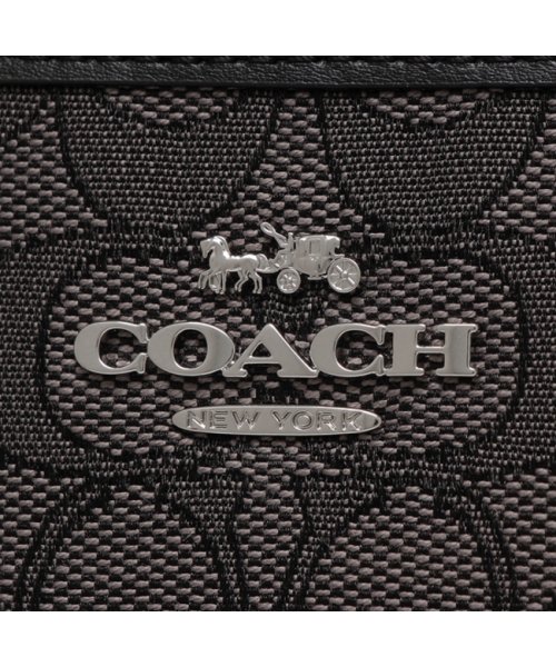 COACH(コーチ)/コーチ アウトレット ショルダーバッグ シグネチャー ブラック グレー レディース COACH CG978 SVDK6/img08