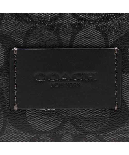 COACH(コーチ)/コーチ アウトレット ショルダーバッグ シグネチャー ブラック グレー メンズ COACH CH078 QBMI5/img08