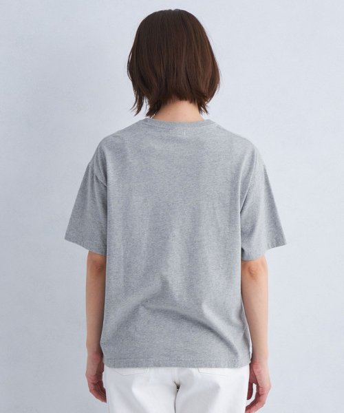 green label relaxing(グリーンレーベルリラクシング)/＜OAFISH＞プリント ショートスリーブ Tシャツ グレー/img05