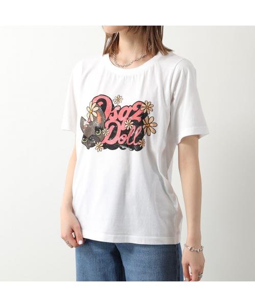 DSQUARED2(ディースクエアード)/DSQUARED2 Tシャツ HILDE DOLL EASY FIT S75GD0399 S24668/img06