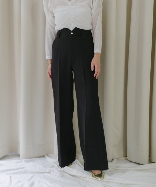 PAL OUTLET(パル　アウトレット)/【Pasterip】Jersey button slit pants/img03
