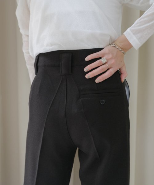 PAL OUTLET(パル　アウトレット)/【Pasterip】Jersey button slit pants/img07