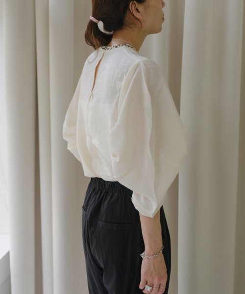 PAL OUTLET(パル　アウトレット)/【Pasterip】Satin back slit Tee/img04