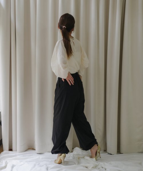 PAL OUTLET(パル　アウトレット)/【Pasterip】Satin back slit Tee/img14