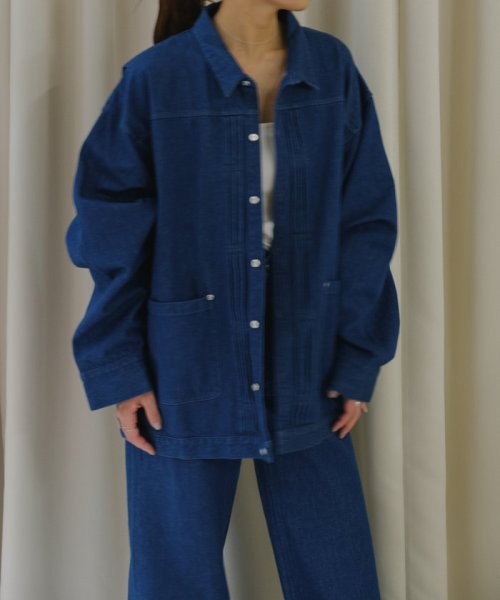 PAL OUTLET(パル　アウトレット)/【Pasterip】Design denim jacket/img10