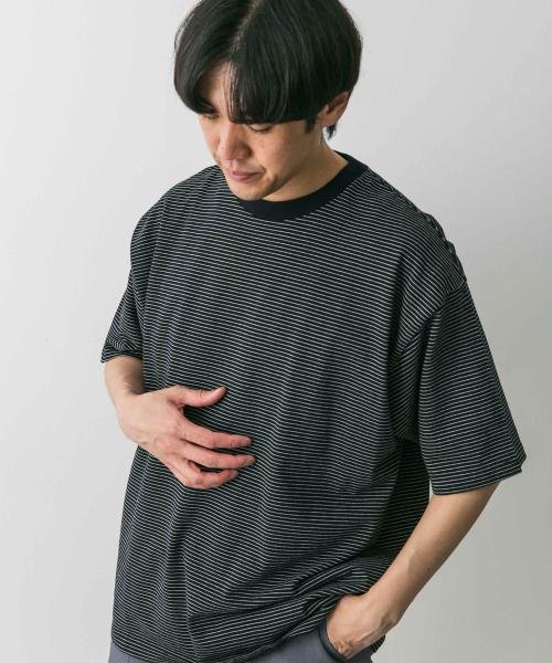 URBAN RESEARCH DOORS(アーバンリサーチドアーズ)/ミジンボーダーショートスリーブTシャツ/img07