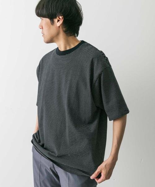 URBAN RESEARCH DOORS(アーバンリサーチドアーズ)/ミジンボーダーショートスリーブTシャツ/img08