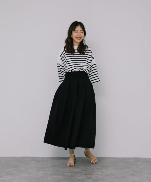 F by ROSSO　ウォッシャブルフレアスカート 人気・おすすめ｜使いやすい・旅行におすすめ 品質保証 全国発送 日本国内発送・最短翌日お届け