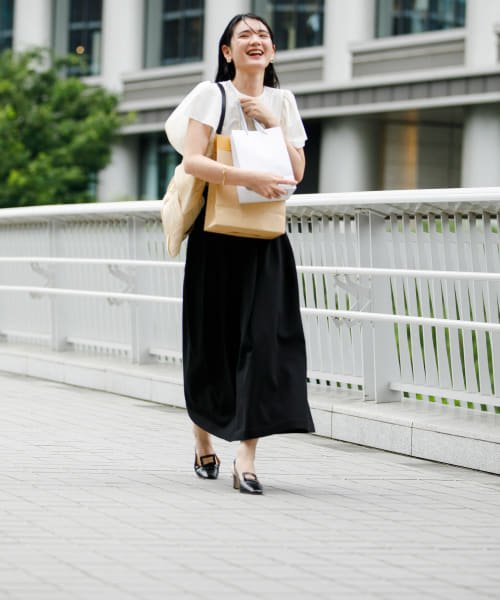 F by ROSSO　ウォッシャブルフレアスカート 人気・おすすめ｜使いやすい・旅行におすすめ 品質保証 全国発送 日本国内発送・最短翌日お届け
