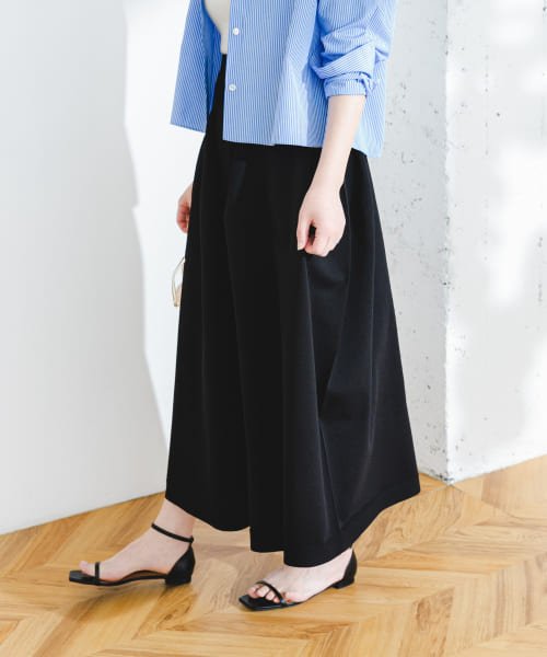 F by ROSSO　ウォッシャブルフレアスカート 人気・おすすめ｜使いやすい・旅行におすすめ 品質保証 全国発送 日本国内発送・最短翌日お届け