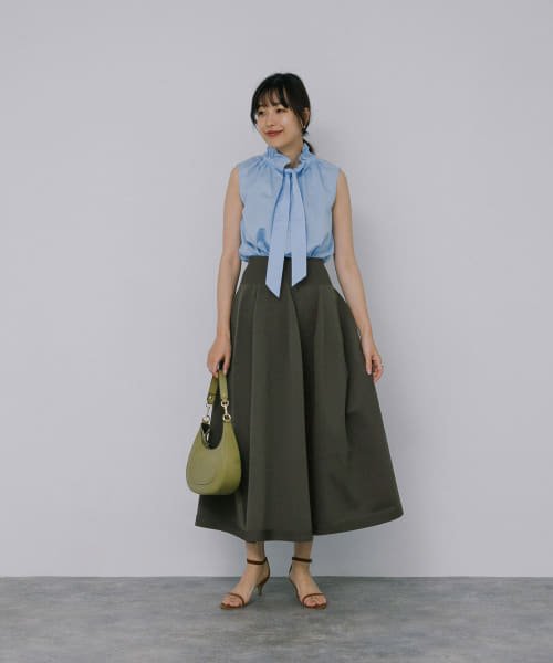 F by ROSSO　ウォッシャブルフレアスカート 人気・おすすめ｜使いやすい・旅行におすすめ 品質保証 全国発送 日本国内発送・最短翌日お届け