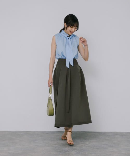 F by ROSSO　ウォッシャブルフレアスカート 人気・おすすめ｜使いやすい・旅行におすすめ 品質保証 全国発送 日本国内発送・最短翌日お届け