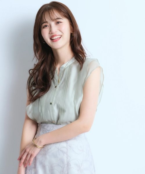 サマーエアリーフリルブラウス 予めご了承ください