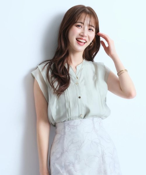 サマーエアリーフリルブラウス 予めご了承ください
