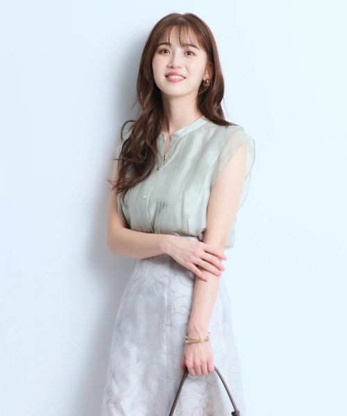 サマーエアリーフリルブラウス 予めご了承ください